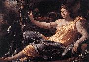 Simon  Vouet Diana oil